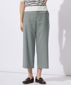J.PRESS LADIES L 【洗える】シャークスキン セミワイド パンツ