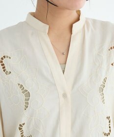 CRAFT STANDARD BOUTIQUE インド製 カットワークシシュウワンピース