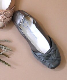 nouvelleRobe Oū 【本革・高反発】Square スクエアトゥ メッシュモチーフパンプス