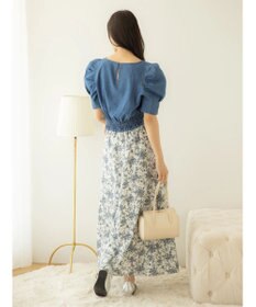 earth music&ecology パワショルスクエアネックプルオーバー