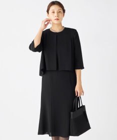 自由区 FORMAL 【洗える】セオアルファバラシャ ウォッシャブル ワンピース