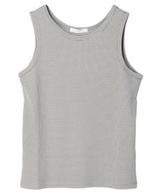 Green Parks ボーダーリブタンクトップ