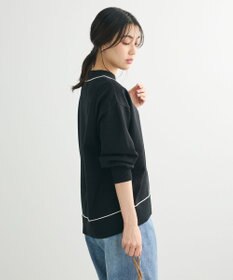 Green Parks もちやわモックネックニットプルオーバー