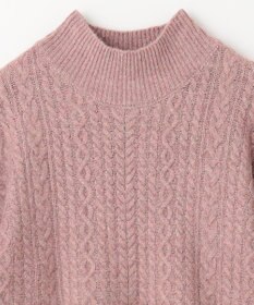 ANY 【洗濯機可能】シャツコンビケーブルニット