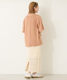 AMERICAN HOLIC ピグメントレーシングプリントTシャツ