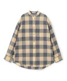 BEIGE， HOBBS / ウールチェックカシュクールブラウス