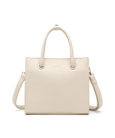 style code  【MERCURYDUO/マーキュリーデュオ】メタルアイレット　両アオリポケット　スクエアハンドバッグ