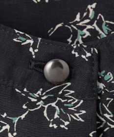 J.PRESS LADIES S 【洗える】ラインフラワープリント ブラウス