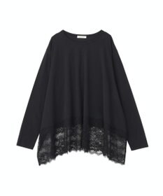 Green Parks 裾イレヘムレースドッキングプルオーバー