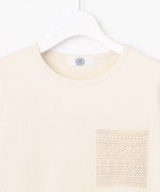 J.PRESS LADIES L 【一枚で着映え】レーシーコンビ ポケットデザイン カットソー