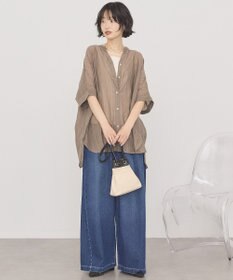 AMERICAN HOLIC スキッパードルマンビッグシャツ