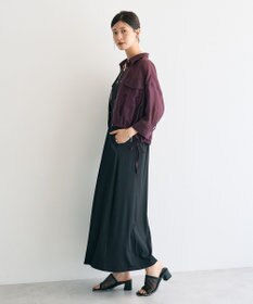 YECCA VECCA 【2点SET】シアーシャツ×Aラインキャミワンピース