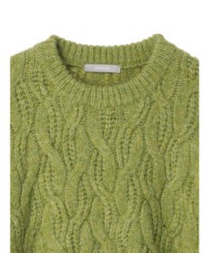 Green Parks armonia. ケーブルニットプルオーバー
