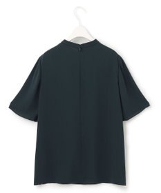 ICB 【洗える】 Back Satin Amunzen フリルブラウス