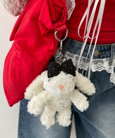 WEGO お姫様うさちゃんぬいぐるみキーホルダー