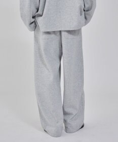 WEGO 【ウエストゴム/MLサイズ展開/ユニセックス着用ITEM】ボンディングワイドスウェットパンツ