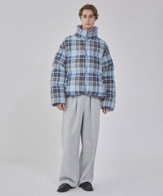 WEGO 【ウエストゴム/MLサイズ展開/ユニセックス着用ITEM】ボンディングワイドスウェットパンツ