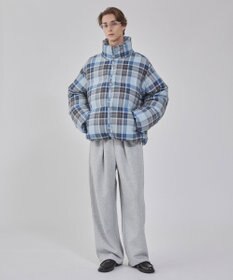 WEGO 【ウエストゴム/MLサイズ展開/ユニセックス着用ITEM】ボンディングワイドスウェットパンツ