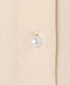 組曲 KIDS 【150-160cm】リボンインターシャニット カーディガン