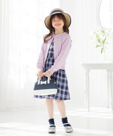 組曲 KIDS 【110-140㎝】プランタンチェック ワンピース