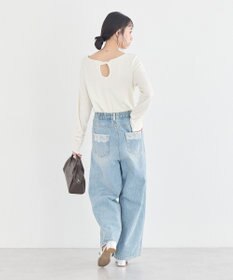 earth music&ecology 【前後2WAY】ツイストカットアウトプルオーバー