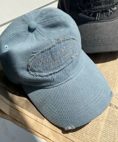 WEGO サークルフリンジロゴデニムキャップ