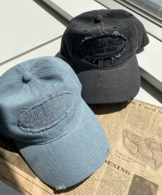 WEGO サークルフリンジロゴデニムキャップ