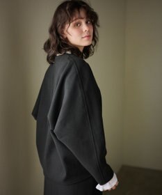 #Newans 【洗濯機可能/セットアップ】コクーンシルエットエアリープルオーバー ブラック