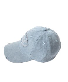 WEGO サークルフリンジロゴデニムキャップ