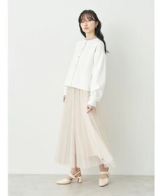 earth music&ecology チュールフレアスカート