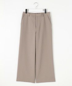 J.PRESS LADIES L 【洗える・吸水速乾】DRYライトサッカー ワイド パンツ