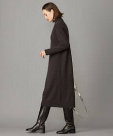 ICB L 【WEB限定カラーあり・洗える】 ソフトカシミヤミックス ハイネックワンピース