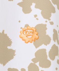 PW CIRCULUS 【WOMEN】【ストレッチ/UVケア】アニマルプリント モックネック シャツ