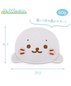 Mother garden しろたん 顔型 マウスパッド ダイカットマウスパッド