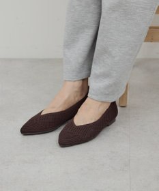 AMERICAN HOLIC 【整履き】メッシュニットフラットパンプス