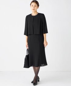 自由区 FORMAL 【洗える】セオアルファバラシャ ウォッシャブル ワンピース