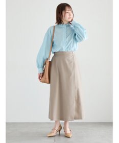 Te chichi パターンアソートスタンドフリルブラウス