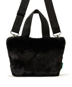 LeSportsac FUR E/W TOTE/ブラックフラッフィーファー