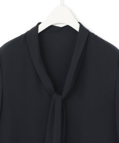 ICB 【洗える】BackSatinAmunzen  ボウタイブラウス