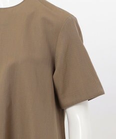 23区 【エステータ】ウールリネン 半袖フレアワンピース