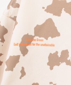 PW CIRCULUS 【WOMEN】ピント柄 ハーフジップ スウェット