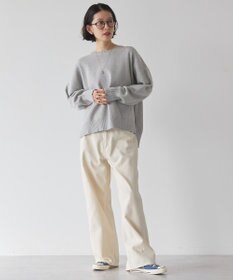 AMERICAN HOLIC 袖ボリュームサイドスリットニットプルオーバー