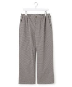 J.PRESS YORK STREET 【UNISEX】クラシックチェック ワイドバギーパンツ