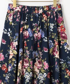 組曲 S 【23AW】ローズブーケプリント フレアスカート