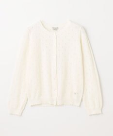 ANY KIDS アイレット ニット カーディガン