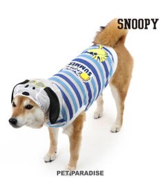 PET PARADISE スヌーピー メッシュタンクトップ 《バケーション柄》 中型犬