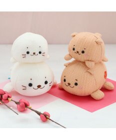 Mother garden しろたん ちりめん ちびマスコット 《しろたん/らっこいぬ》単品