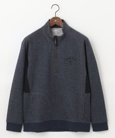 JOSEPH ABBOUD MOUNTAIN 【UNISEX】オーガニックコットン ビンテージインレーハーフZIP