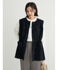 Green Parks ・ＳＵＧＡＲ　ＳＰＯＯＮ　ノーカラーミリタリーベスト