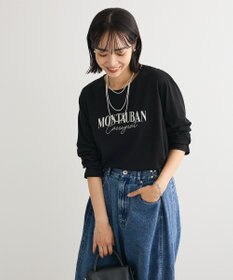 Green Parks キレイ目ロゴ長袖Ｔシャツ